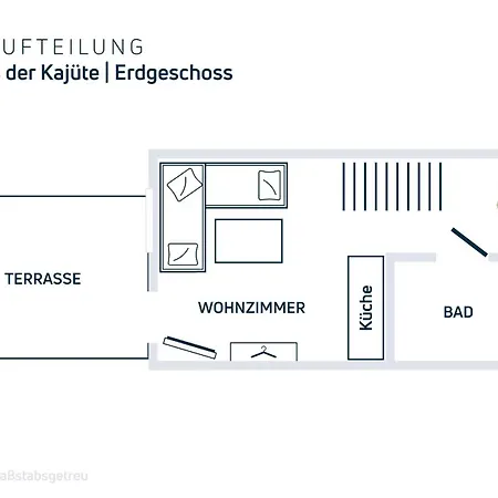 Kajuete Mit Meerblick & Eigener Terrasse Sierksdorf